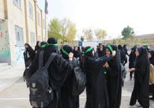 اعزام دانش آموزان خواهر بسیجی جلفا به راهیان نور شمالغرب کشور