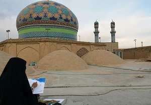تلفیق هنر و معماری بقعه امام زاده عبدالله از نگاه هنرمندان تجسمی بافق