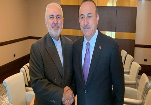 دیدار ظریف با چاووش اوغلو