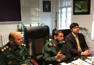 دیدار ملی پوشان و نخبگان ورزشی با فرمانده سپاه گلستان