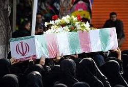 تشییع پیکر مادر شهیدان بابایی در سلطانیه