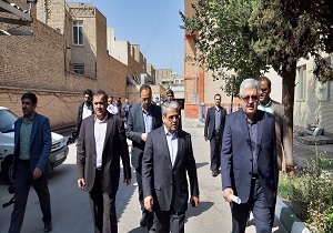بازید معاون توسعه وزارت بهداشت از بیمارستان شهدای محراب