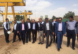 پیشرفت ٣۵ درصدی فاز ١ خط ٢ قطار شهری شیراز