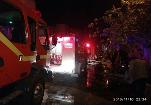 آتش سوزی دو منزل مسکونی در زاهدان
