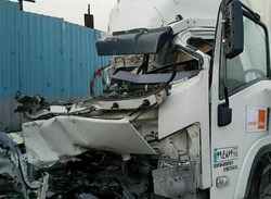 واژگونی کامیون مرگ راننده را رقم زد