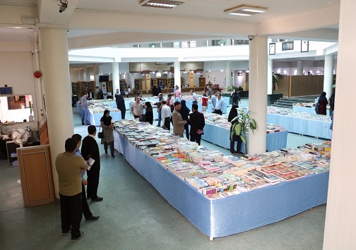 افتتاح نمایشگاه کتاب در کتابخانه مرکزی دانشگاه بیرجند