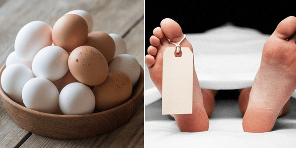 مردی که با خوردن تخم مرغ درگذشت!