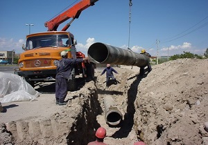 ناتمام ماندن طرح لوله کشی آب روستای محمدیه