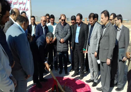 کلنگ زنی یک واحد تولیدی در قزوین