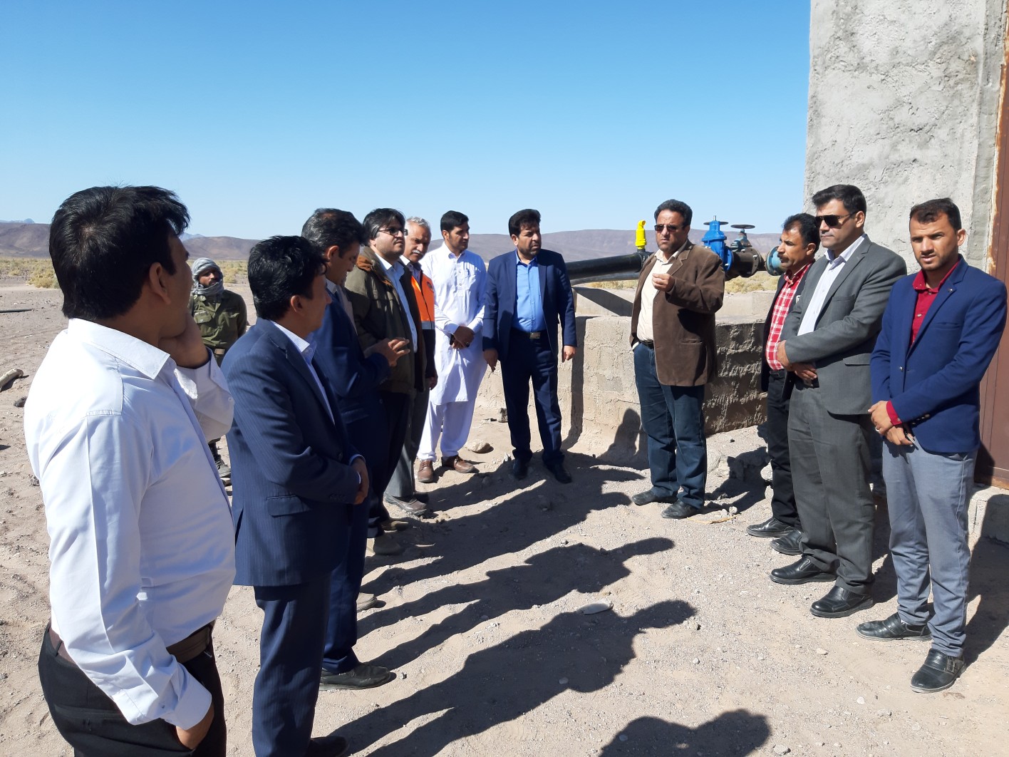 بهره برداری از طرح آبرسانی به روستای تک&zwnj;فرهاد ریگان با اعتبار ۷ میلیارد ریال