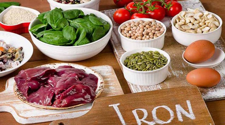 لیست مواد غذایی مخصوص افراد کم خون