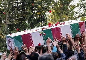 تشییع پیکر جانباز سرافراز حاج غلامعلی سمیع قهفرخی