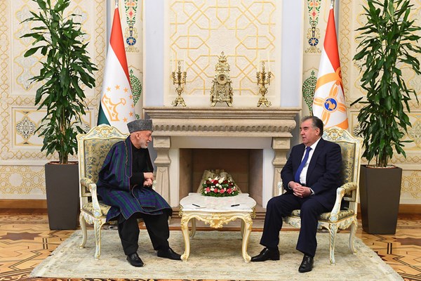 دیدار &laquo;کرزی&raquo; با رئیس جمهور تاجیکستان