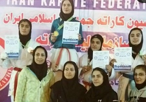 کسب نشان نقره مسابقات لیگ کاراته وان