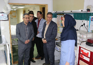 بازدید معاون درمان وزارت بهداشت از بیمارستان امام خمینی (ره) مهاباد