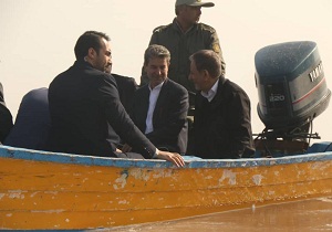 بازدید معاون اول رئیس جمهور از دریاچه ارومیه