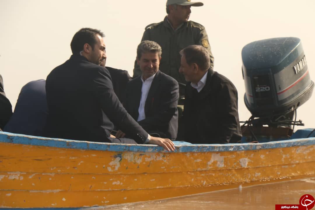 بازدید معاون اول رئیس جمهور از دریاچه ارومیه