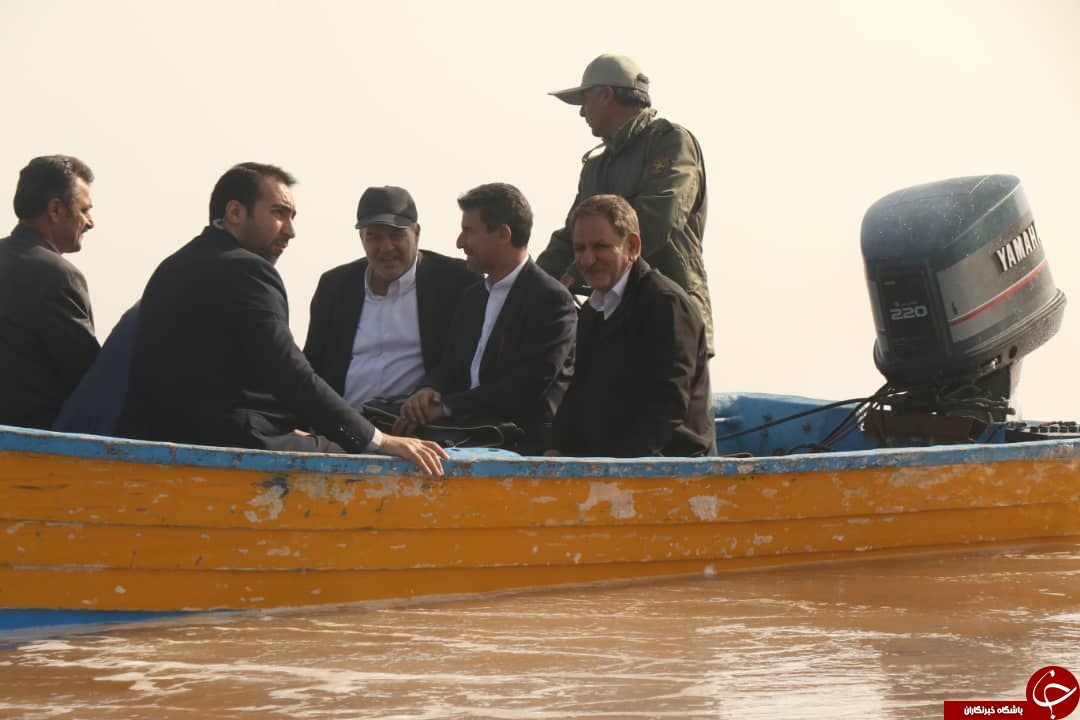 بازدید معاون اول رئیس جمهور از دریاچه ارومیه