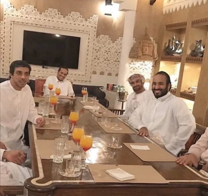 پشت&zwnj;پرده تصویر جنجالی ولیعهد عربستان در کنار وزیر خارجه قطر + عکس