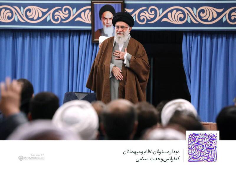 حضور آیت الله شیخ عیسی قاسم در دیدار امروز با رهبر انقلاب +تصاویر