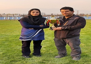 بانوی کماندار بافقی رکورد برتر لیگ تیراندازی را کسب کرد