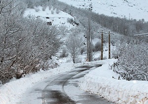 ثبت بیشترین بارش برف و باران در مجن