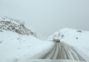 بارش برف و باران در استان خوزستان + فیلم