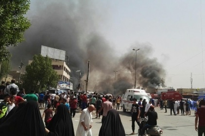 ۲ انفجار در الاسکان و الغداء در استان ذی قار عراق