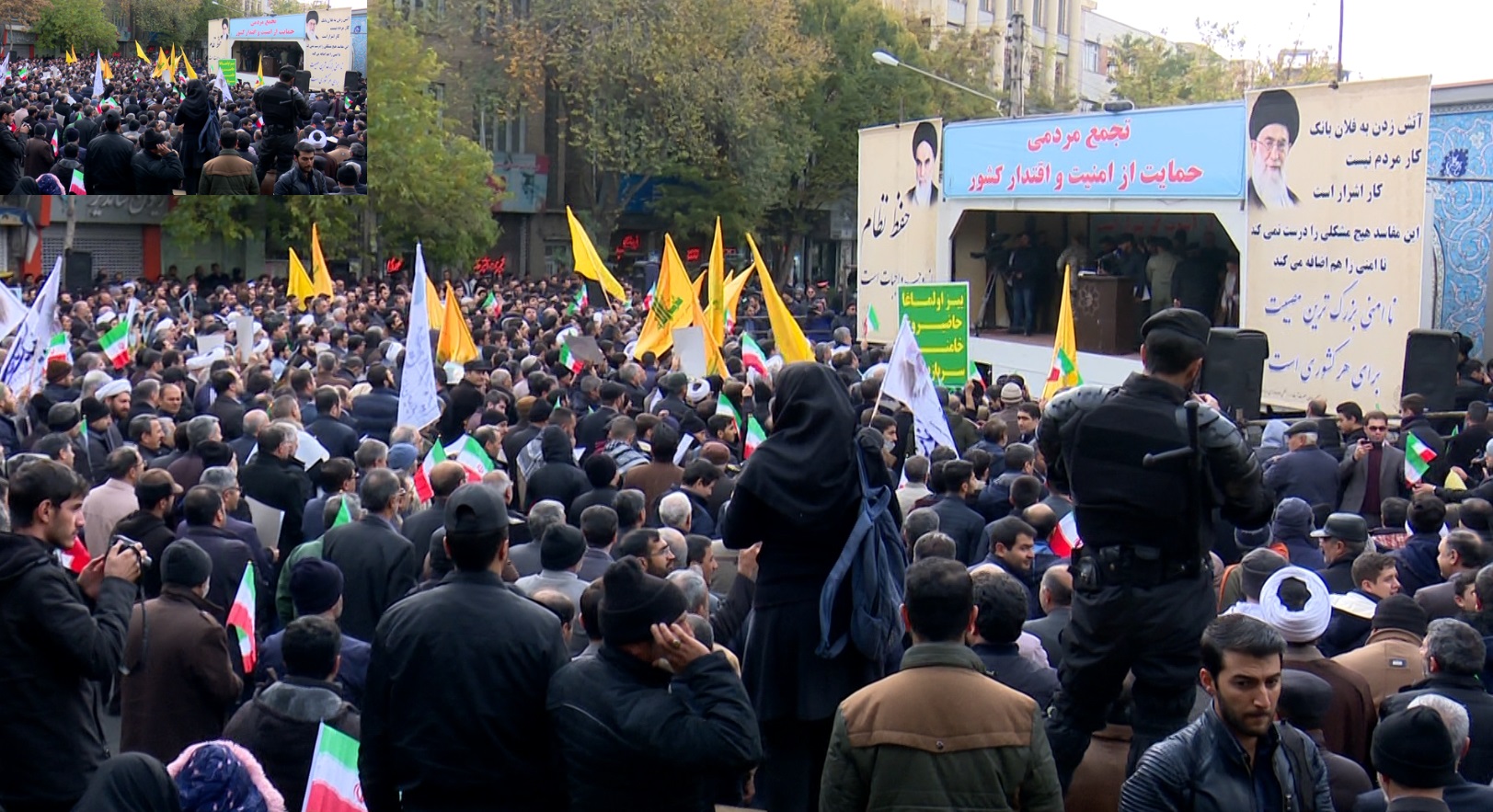 خروش انقلابی مردم یاسوج علیه آشوبگران