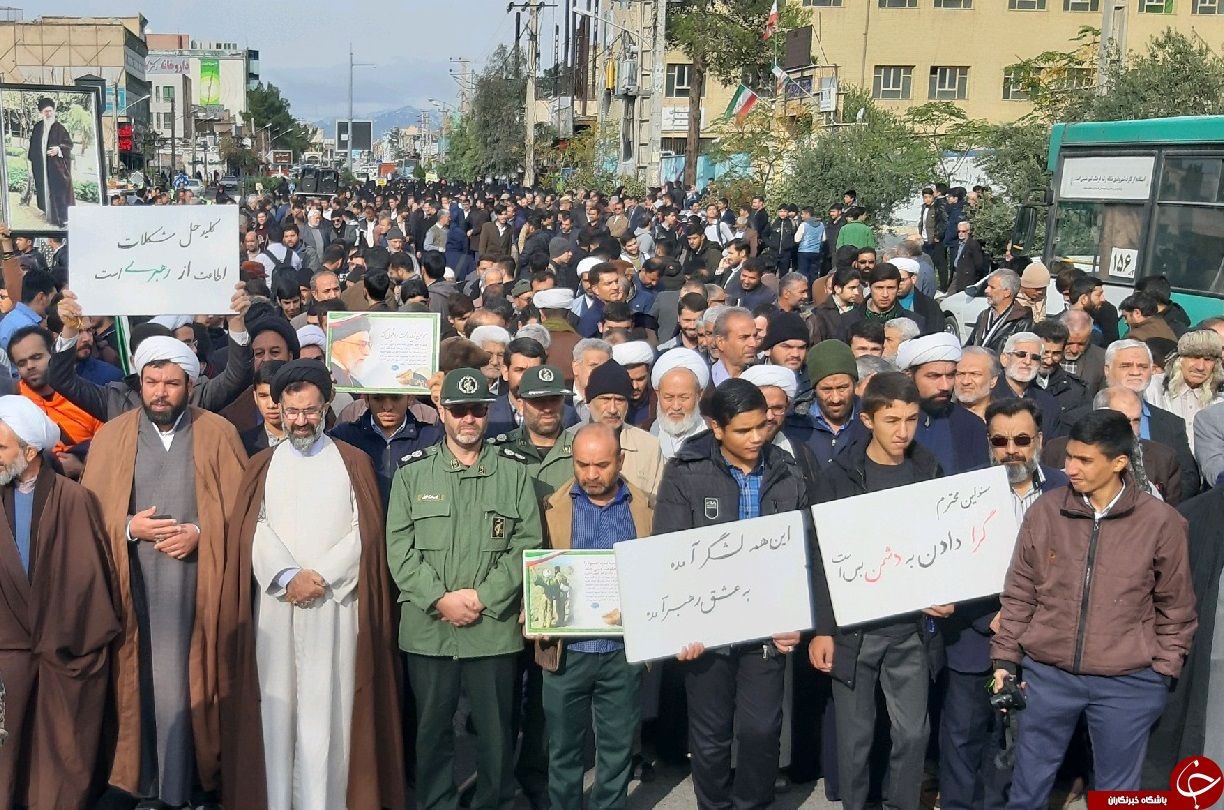 خروش انقلابی مردم استان مرکزی علیه آشوبگران