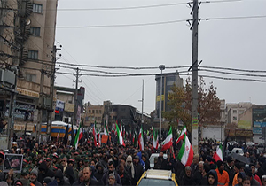 مردمی که نشان دادند دیگر جایی برای اغتشاشگران نیست + فیلم
