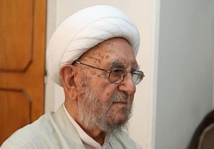 لاریجانی از آیت‌الله امینی عیادت کرد