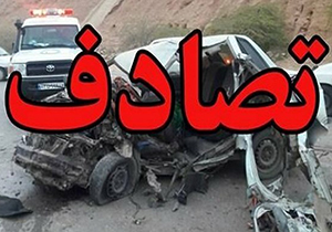 پنج کشته و زخمی در برخورد پراید با اتوبوس