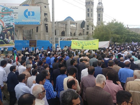 راهپیمایی دفاع از امنیت کشور در بندرعباس + تصاویر