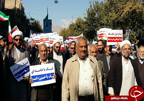 انزجار مردم فارس از آشوبگران با حضور حماسی در راهپیمایی + تصاویر و فیلم