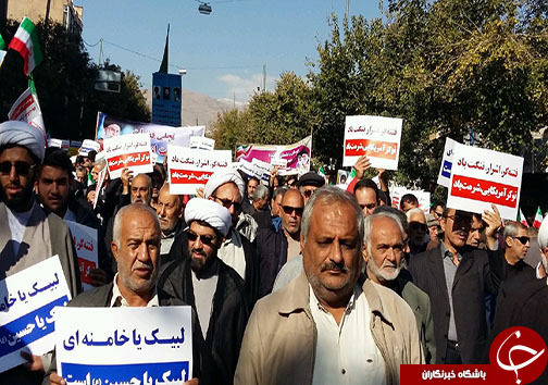 انزجار مردم فارس از آشوبگران با حضور حماسی در راهپیمایی + تصاویر و فیلم