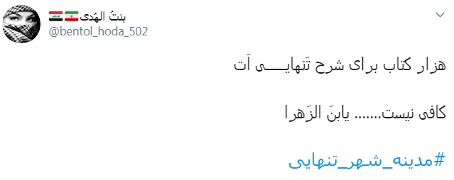 یا بن الزهرا هزار کتاب برای شرح تنهایی&zwnj;ات کافی نیست + تصاویر