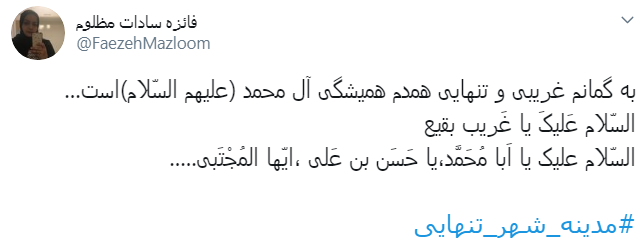 یا بن الزهرا هزار کتاب برای شرح تنهایی&zwnj;ات کافی نیست + تصاویر