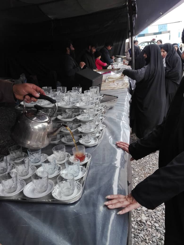 ورود نخستین کاروان پیاده از مسیر فریمان به مشهد