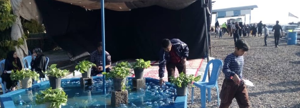 ورود نخستین کاروان پیاده از مسیر فریمان به مشهد
