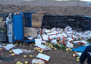 ۶ مصدوم براثر واژگونی خودرو در میمه