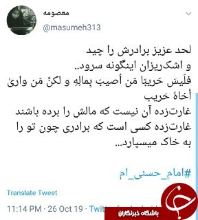 ابراز ارادت کاربران فضای مجازی به امام حسن با انتشار هشتک #امام حسنی ام