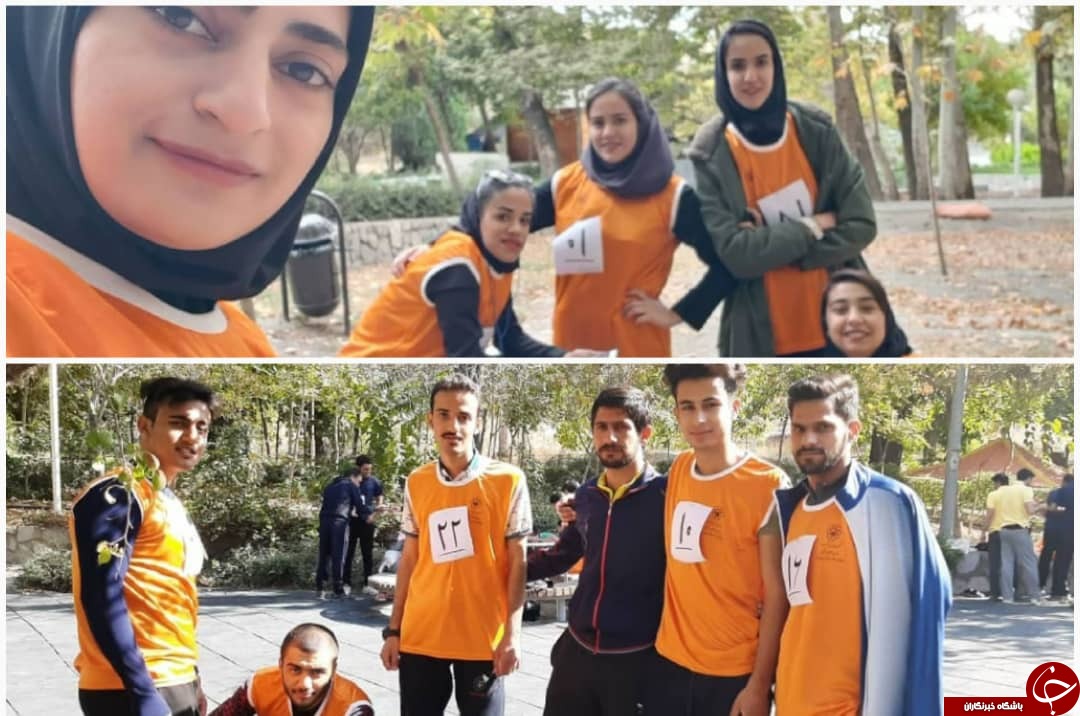 ورزشکاران کرمانی قهرمان و نایب قهرمان مسابقات جهت یابی منطقه‌ای کشور