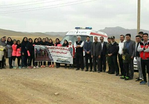 برگزاری مسابقات دو صحرانوردی در هفشجان