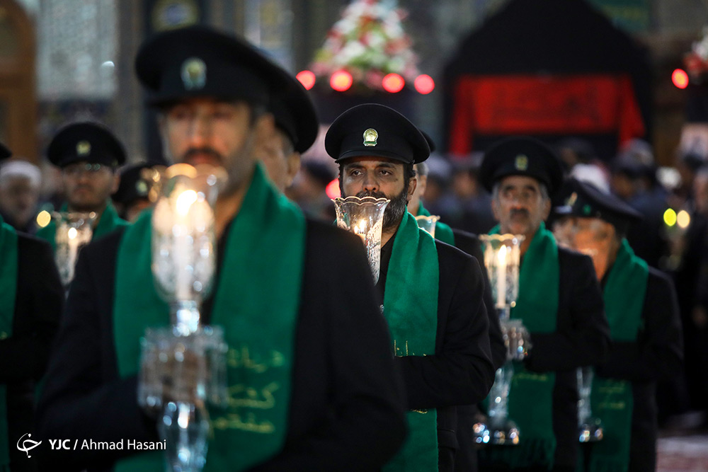 تصاویری ناب از مراسم خطبه&zwnj;خوانی در حرم مطهر رضوی