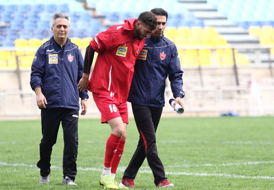 مصدومیت مهاجم جوان پرسپولیس