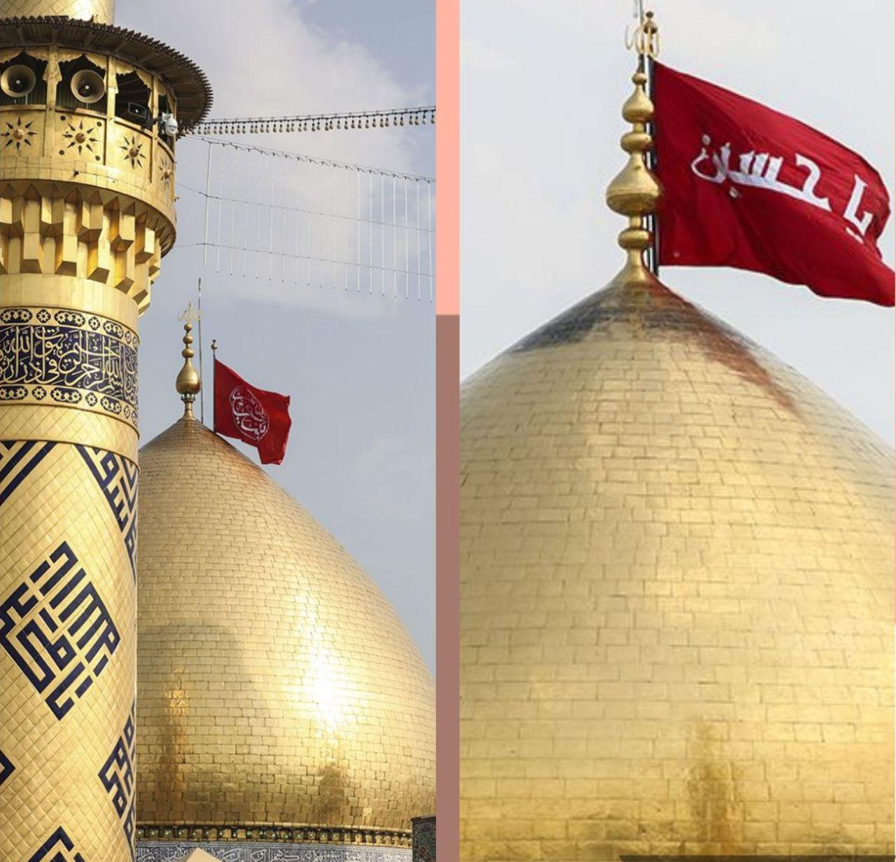 جدیدترین تصویر از تعویض پرچم گنبد حرم امام حسین (ع) و حضرت عباس (ع) جدیدترین تصویر از تعویض پرچم گنبد حرم امام حسین (ع) و حضرت عباس (ع)