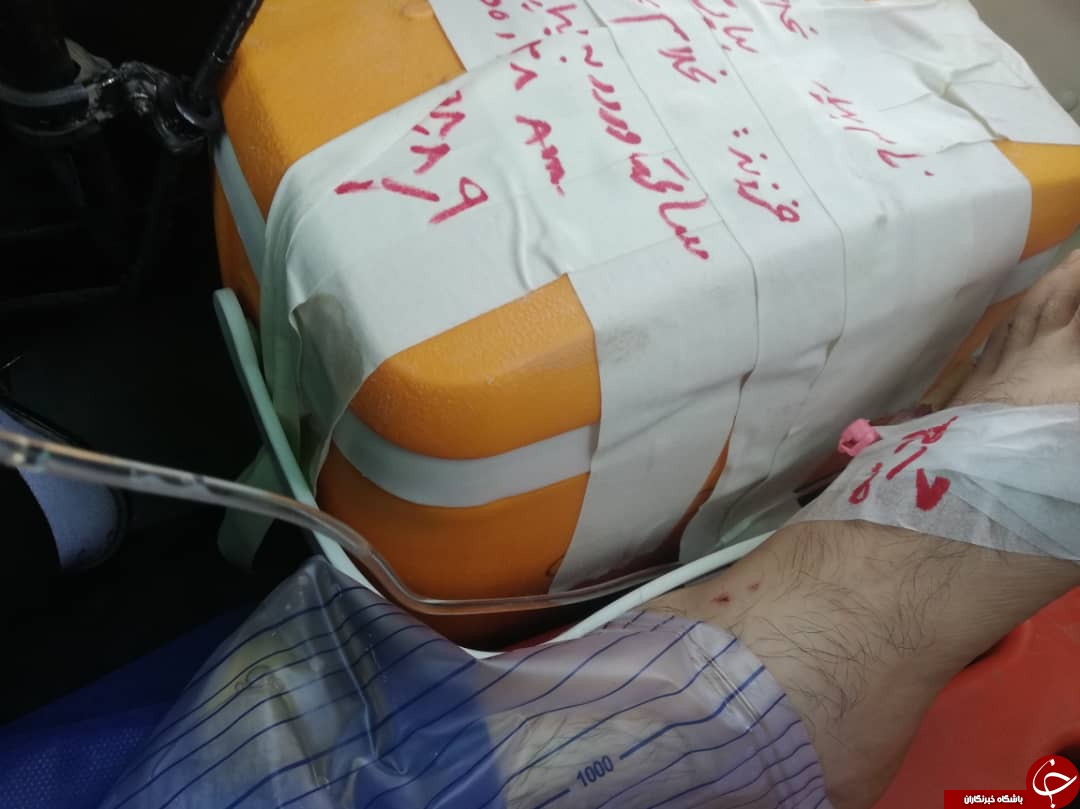 نجات جان بیمار دچار قطع شدگی دست با پرواز اورژانس هوایی جهرم