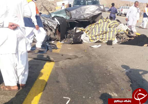 حادثه رانندگی مرگبار در محور نیکشهر/ ۷ نفر جان باختند