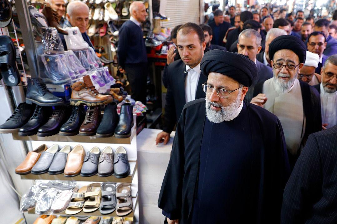 بازدید سرزده رئیسی از بازار تبریز +عکس